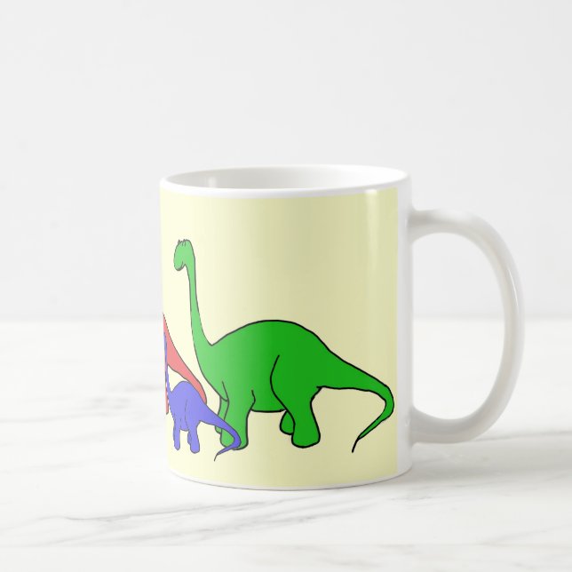Tasse CF Dinosaurier reichlich (Rechts)