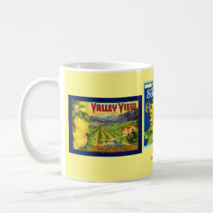 Tasse - Claremont CA - Fruchtkistenetiketten
