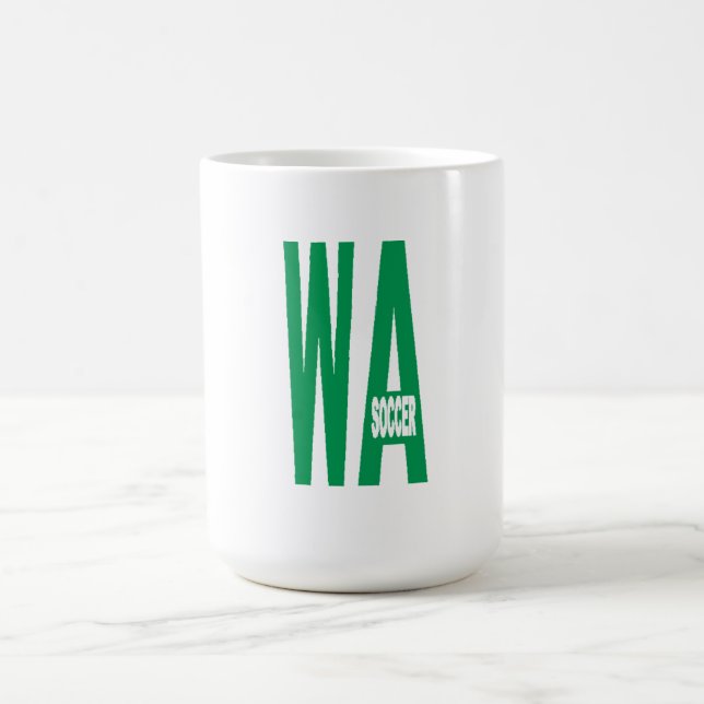 Tasse classique blanche WASHINGTON SOCCER (Mittel)