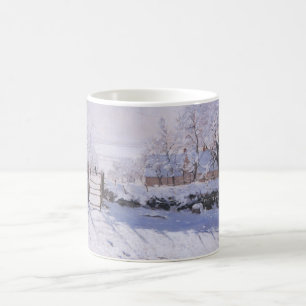 Tasse Claude Monet The Magpie Winter Landschaft
