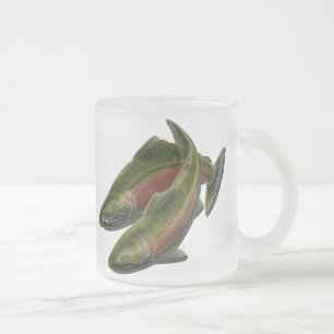 Tasse Coho Lmon Fisherman Beer Glass