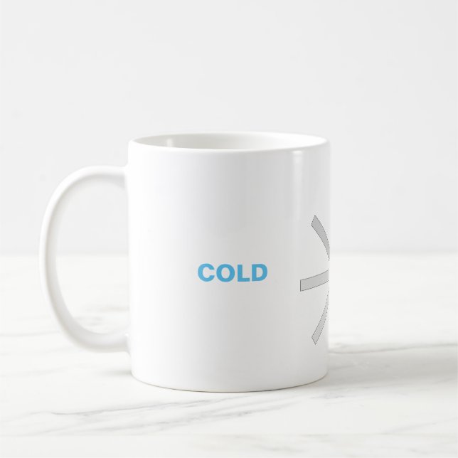 Tasse "COLD HOT" (Links)