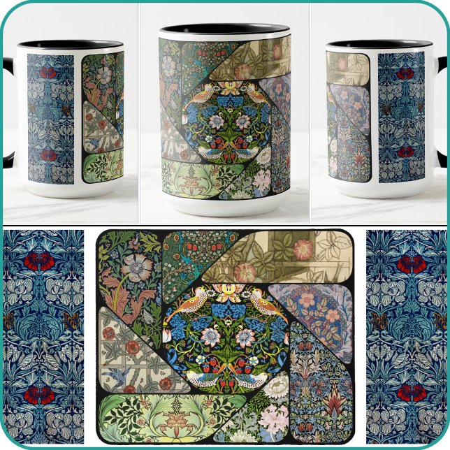 TASSE - Collage + 2 Seitenbilder: William Morris A (Von Creator hochgeladen)