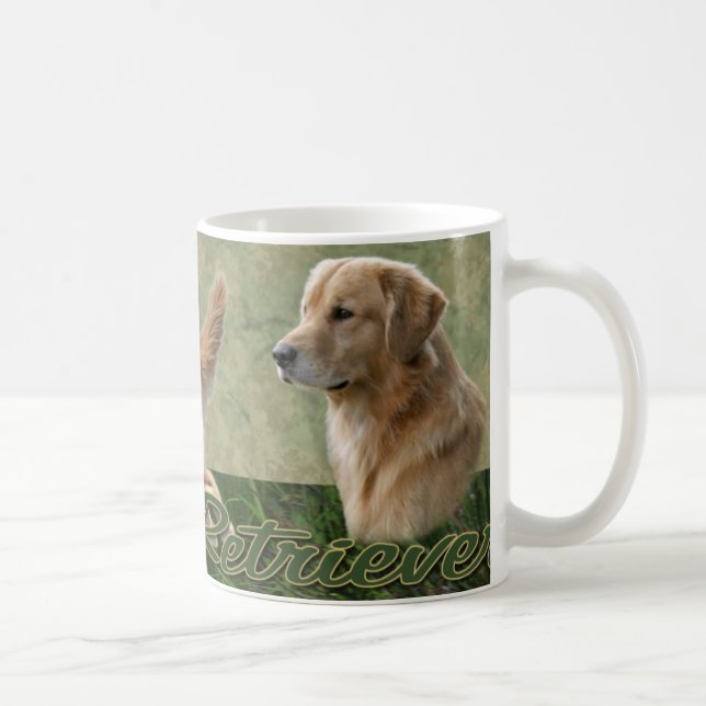 Tasse Collage des goldenen Retrievers (Rechts)
