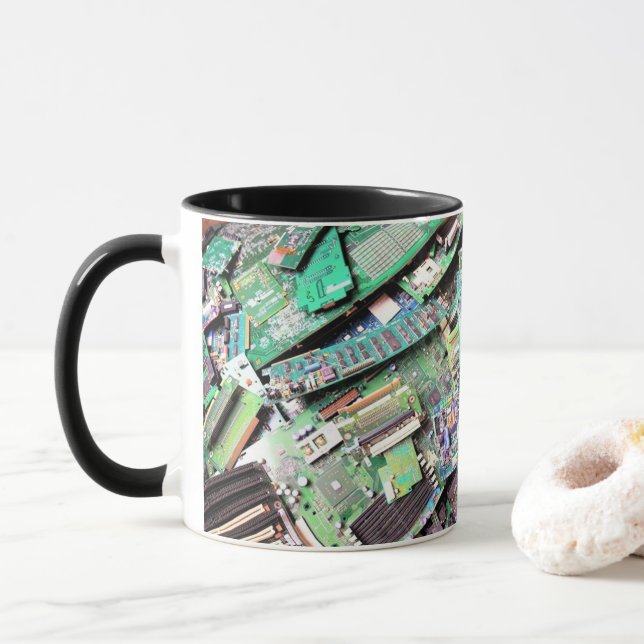 Tasse - Computerinhalte (Mit Donut)