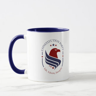 Tasse, Constitution Party, Adler, ovale Kaffeetass Tasse