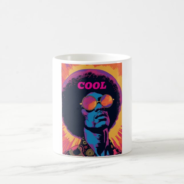 Tasse cool/Retro-Kaffee (Mittel)
