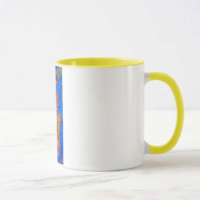Tasse - cooler blauer Jazz (Rechts)