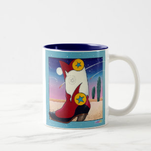 Tasse - Cowboy-Boot, alle bedruckt