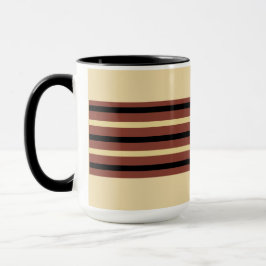 Tasse-Cup für Beige, Braun und Schwarz Tasse