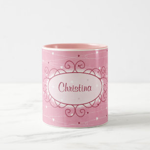 Tasse-Cup für Liebe und Herz Zweifarbige Tasse