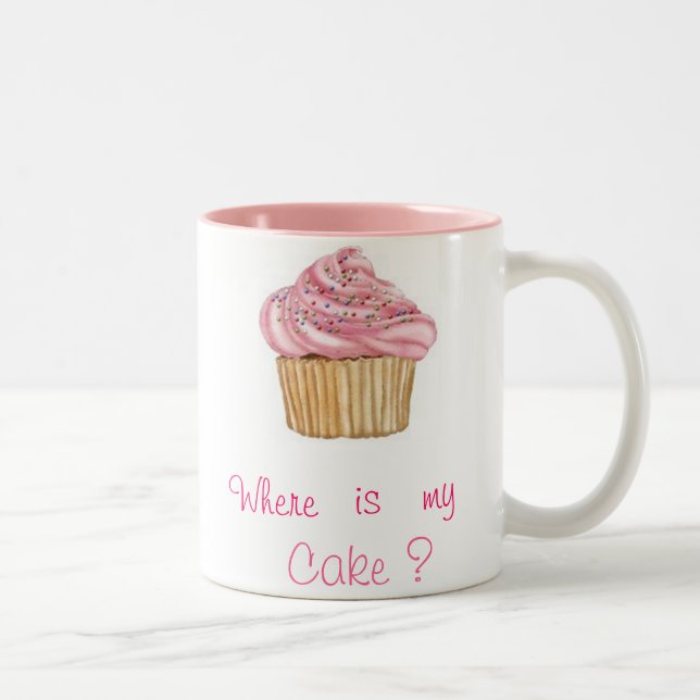 Tasse Cupcake Rose (Rechts)