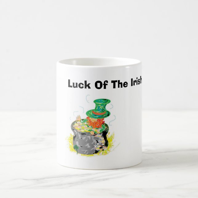 Tasse: Das Glück der Iren Kaffeetasse (Mittel)