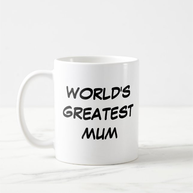 Tasse "Das größte Mama der Welt" (Links)
