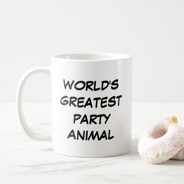 Tasse "Das größte Party der Welt" (Mit Donut)