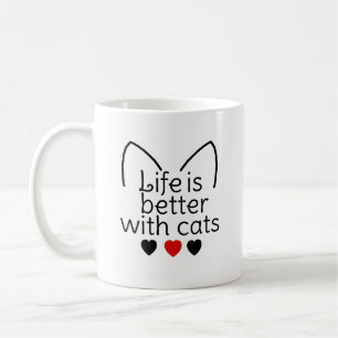 Tasse - Das Leben ist besser mit Katzen