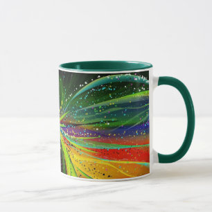 Tasse der abstrakten Astronomischen Keramik