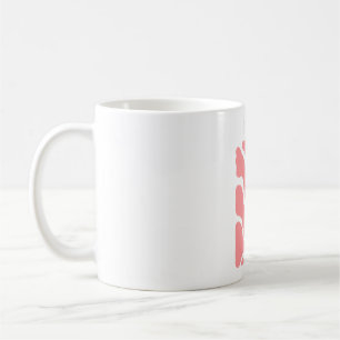 Tasse der abstrakten Blume Muttertag
