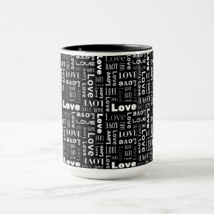 Tasse der abstrakten Liebe
