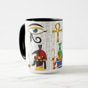 Tasse der ägyptischen Symbole