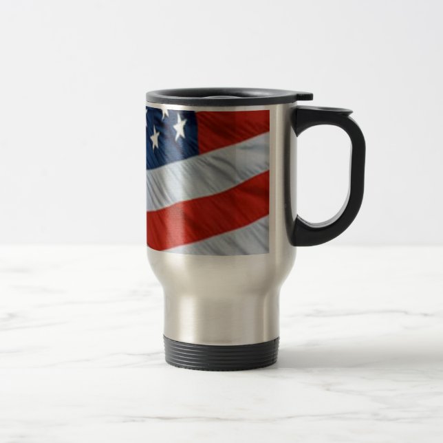 Tasse der amerikanischen Flagge (Rechts)