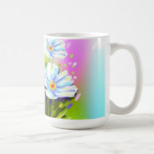 Tasse der Aquarell-Blume