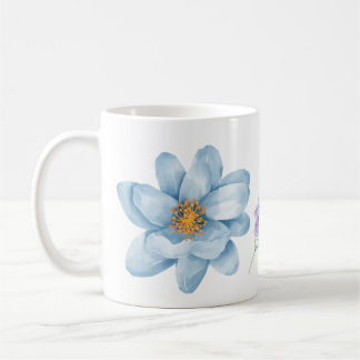 Tasse der Aquarellfarben-Blume