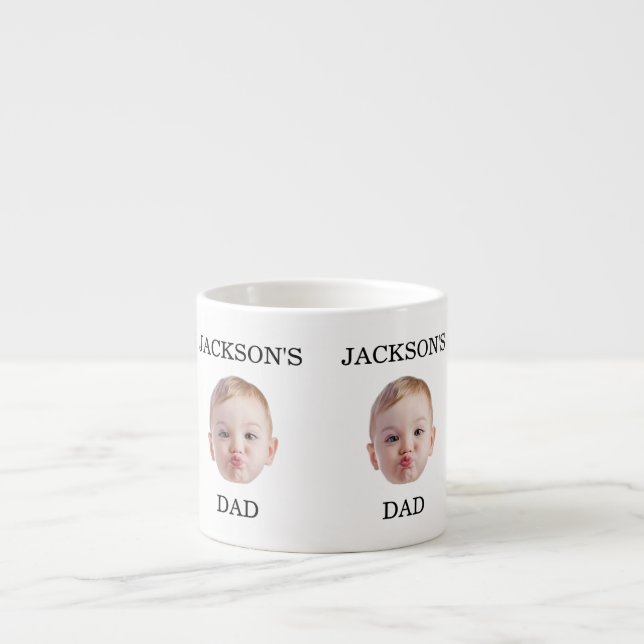 Tasse der BabyGesicht, individuelles Foto für Kind (Vorderseite)