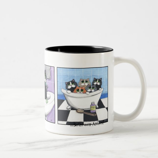 Tasse der Badezimmer-Mätzchen-#1 (Rechts)