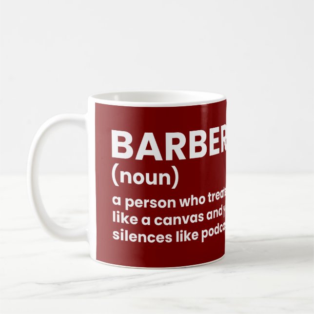 Tasse der Barberdefinition (Links)