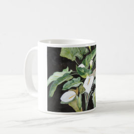 Tasse der Basstölpel im Aquarell
