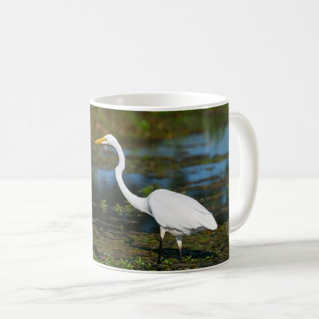 Tasse der Bejagung von Egret-Kaffee (VorderseiteRechts)