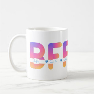 Tasse der BESTE FREUNDIN mit personalisierten Name