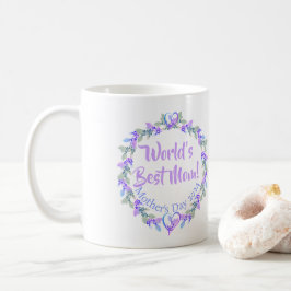 Tasse der besten Mama für Blumengeschenke