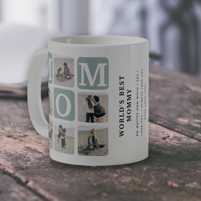 Tasse der besten Mommy's Foto Collage Coffee (Von Creator hochgeladen)