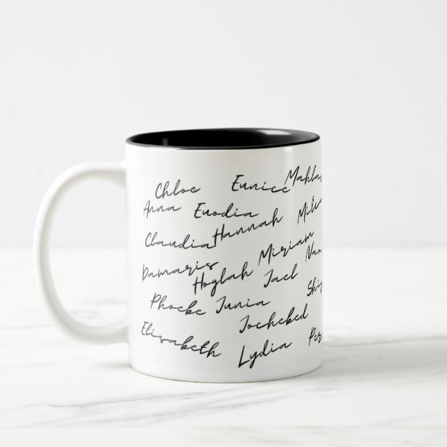 Tasse der Bibelfrauen (Links)
