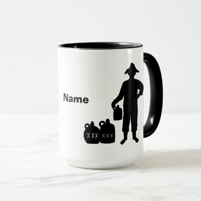 Tasse der Black Moonshine Silhouette (VorderseiteRechts)