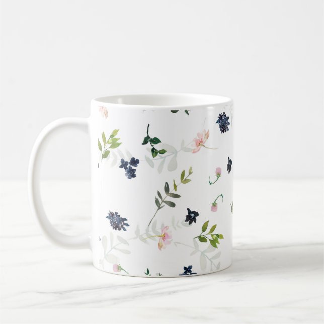 Tasse der blauen Blume (Links)
