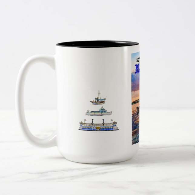 Tasse der blauen Flagge (Links)