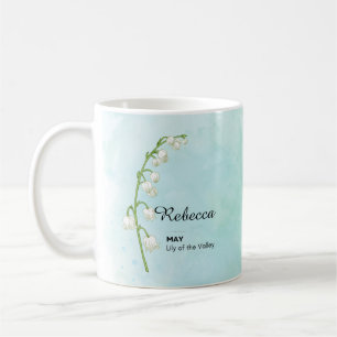 Tasse der Blume personalisiert Mai
