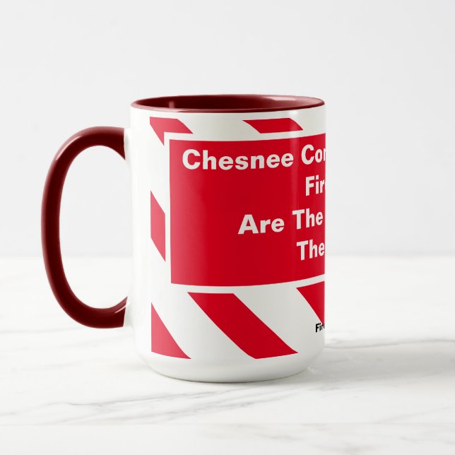 Tasse der Chesnee Community Feuerwehrleute (Links)