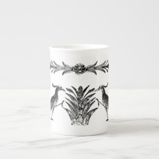 Tasse der China "Black Birds & Reeds"