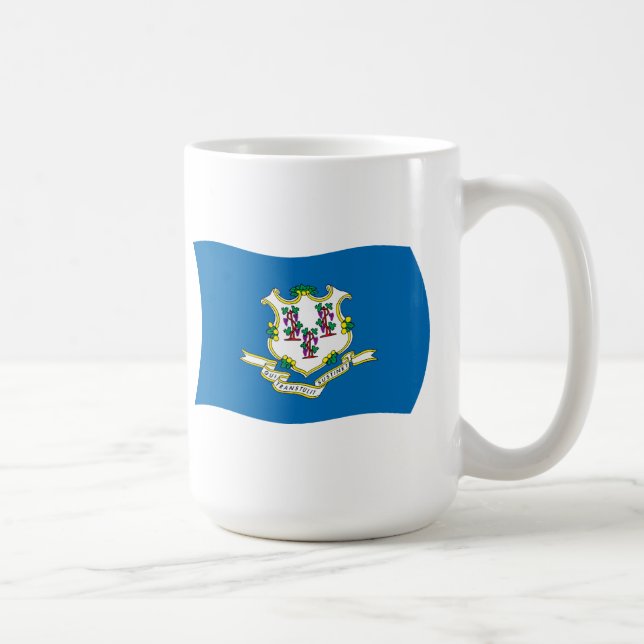 Tasse der Connecticut-Flag (Rechts)