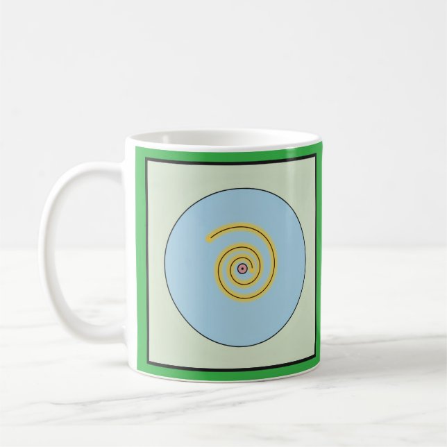 Tasse der Creative Energy Symbol-Kaffeemaschine (Links)