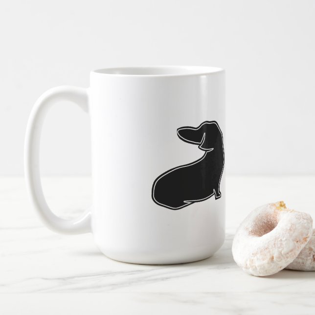 Tasse der Dackel (Mit Donut)