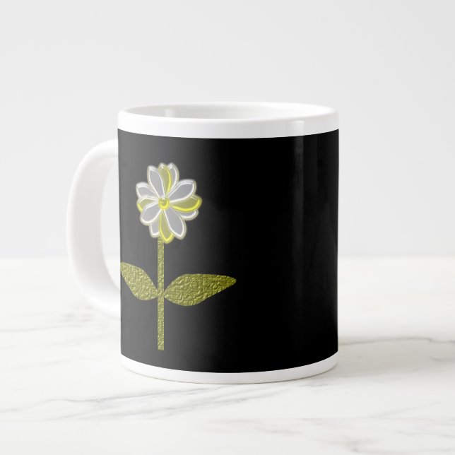 Tasse der Daisy-Blume (Vorderseite Links)