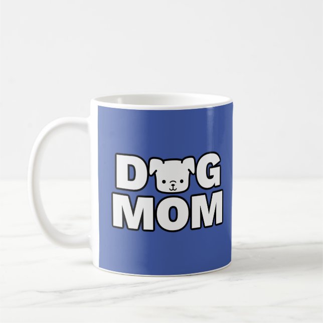 TASSE der DOG-MAMA (blau) (Links)