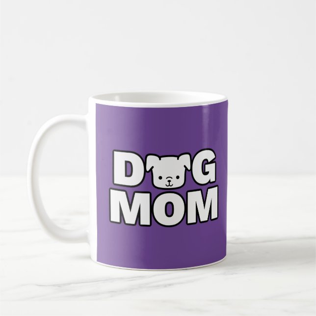 TASSE der DOG-MAMA (Lila) (Links)