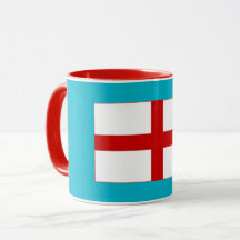 Tasse der englischen Flagge