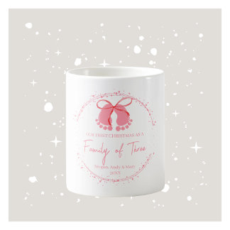 Tasse der ersten Weihnachtsfamilie - Rosa